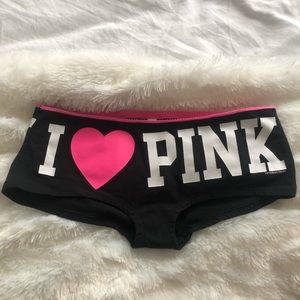 Rare PINK Victoria secret Boyshorts